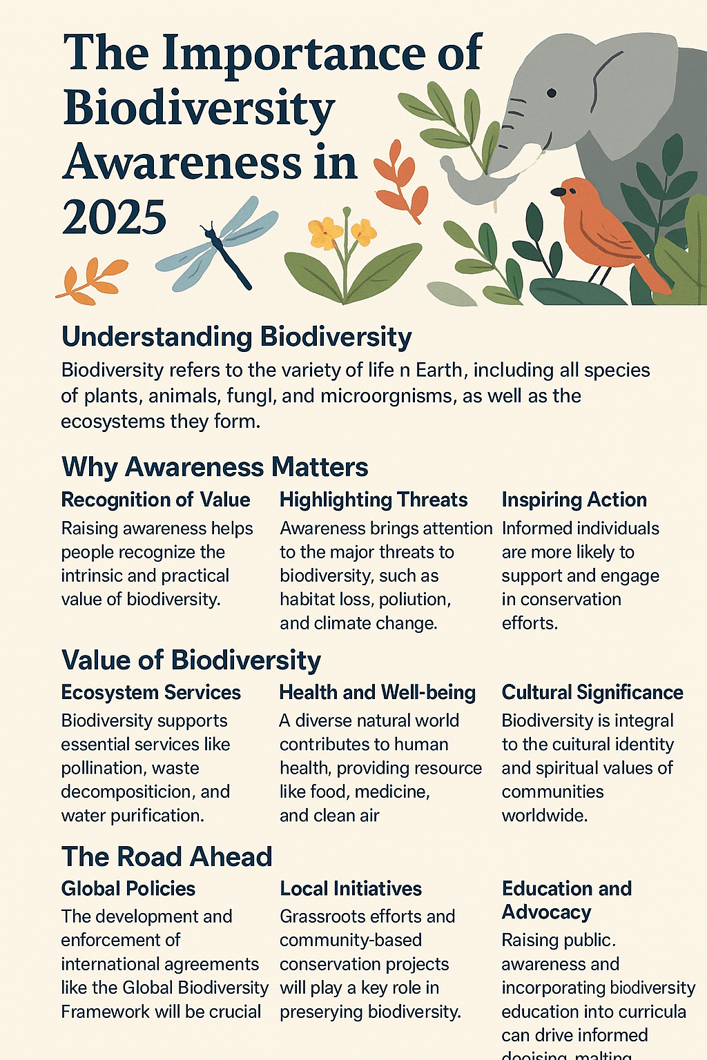 The Importance of Biodiversity Awareness in 2025